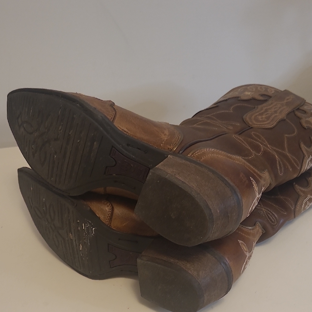 Ariat Brown Western Ankle Boots - Picture 10 of 16